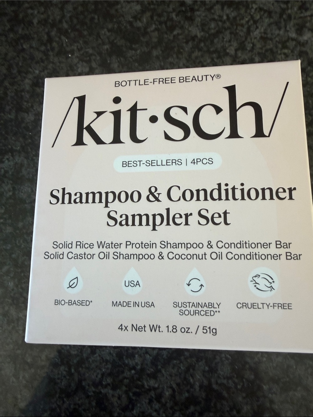 Kitsch Shampoo & Conditioner Sampler Set – White